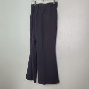 Worthington Women's Black Tailored Dress Pants  Flare Leg Trouser Size 18 P